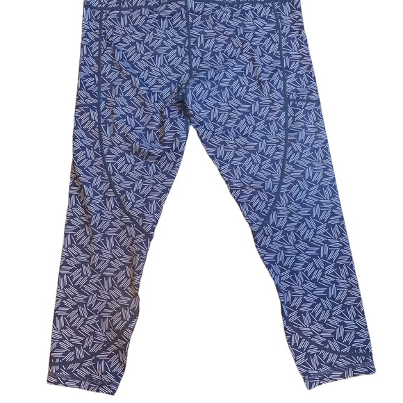 Zyia navy haystack light n tight pocket leggings hi rise 7/8 - Picture 4 of 6